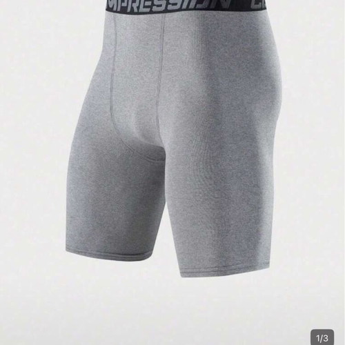 Men's sports leggings like new, black and grey, size M