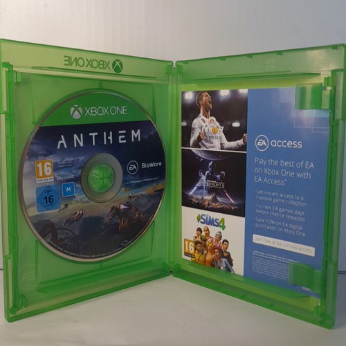 Anthem Xbox One game, English edition, complete with manual