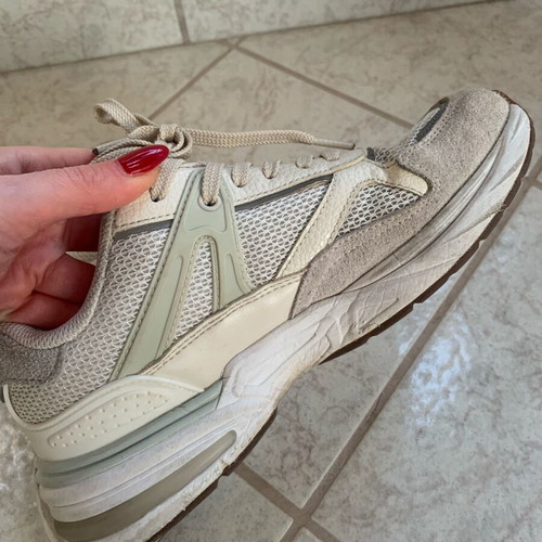Zara sneakers like new in gray, beige and ciel shades size 38