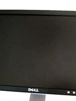 Dell LCD monitor without stand like new with green contrast
