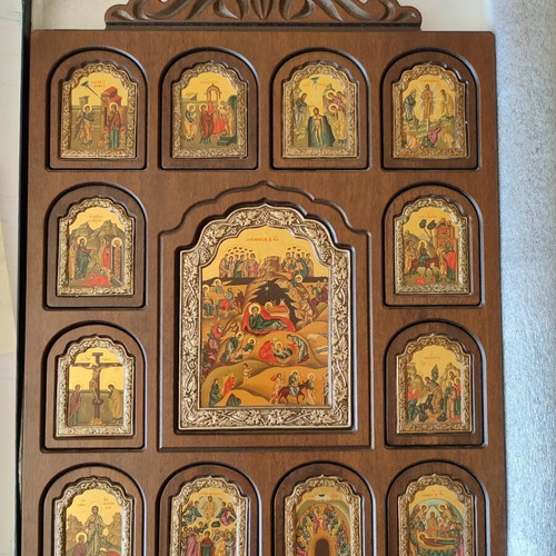 Multipanel Icon "The Way of Christ" like new, collectible