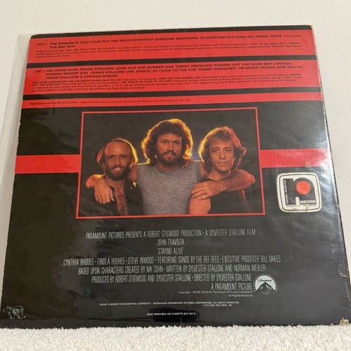 The Original Motion Picture Soundtrack Staying Alive LP vinyl record used