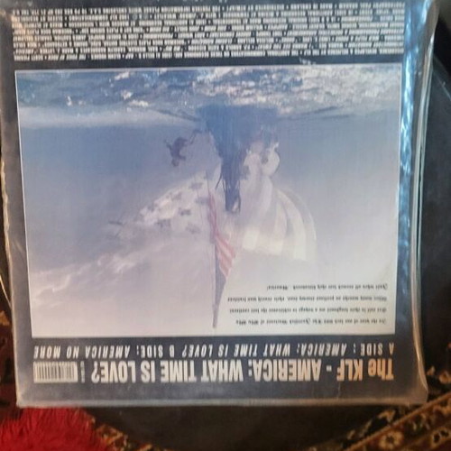 The KLF America: What Time Is Love vinyl used, in moderate condition