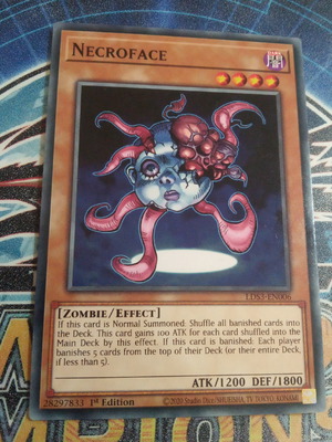 Necroface Effect Monster used from Legendary Duelists: Season 3