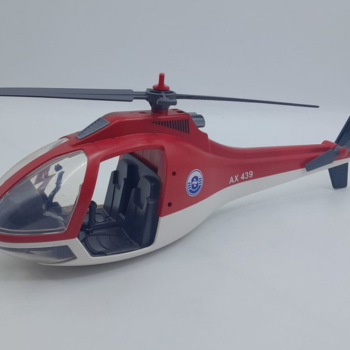 Playmobil helicopter used, set #5617 Geobra