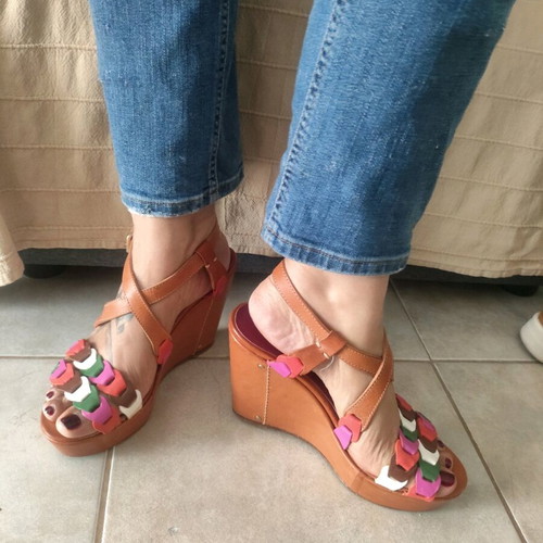 Missoni sandals size 37 like new, multicolor