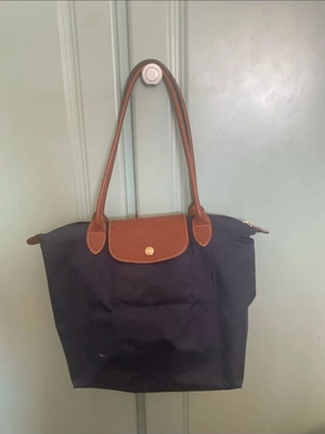 Longchamp small shoulder bag used, blue