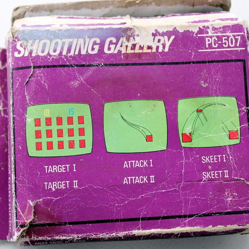 Videogame cassette Poppy Hanimex Arcadia Shooting Gallery PC-507 new