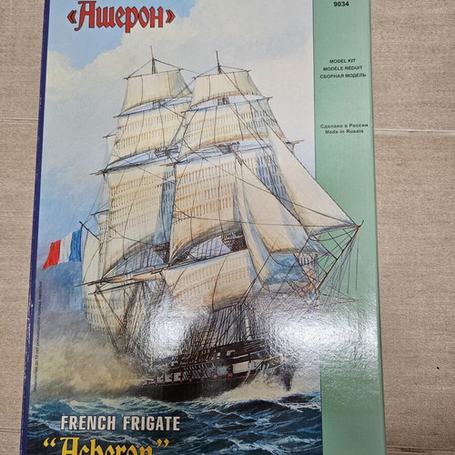 French Frigate Acheron Assembly Kit new with accessories
