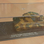 Tank in plexiglass case new