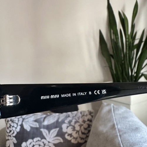 Miu Miu eyeglasses used, black