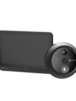 Ezviz HP4 peephole camera like new with door screen