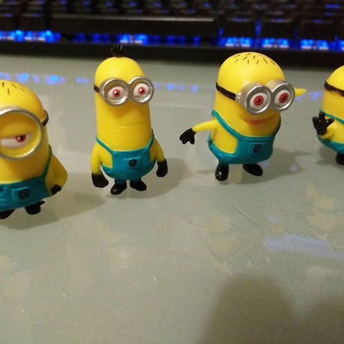 Φιγούρες Minions σετ 10, σαν καινούργιο, 3-4 εκ.