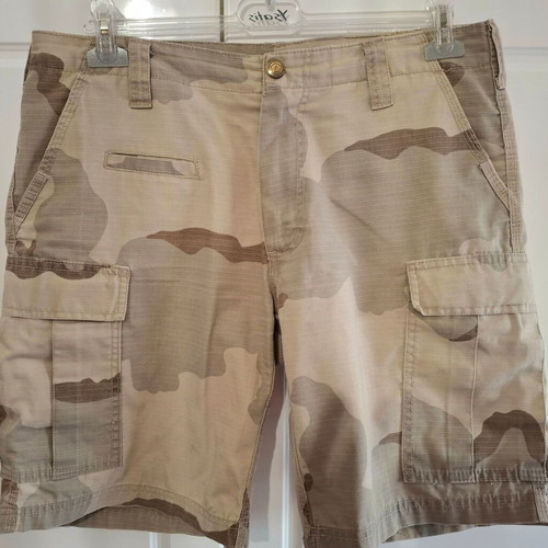 Pentagon Tactical Cargo Shorts used, desert camo, size W34 EU44