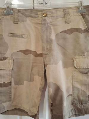Pentagon Tactical Cargo Shorts used, desert camo, size W34 EU44