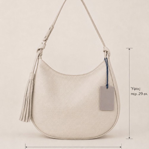 Park House Lisa Tainer shoulder bag, 100% genuine leather, off-white