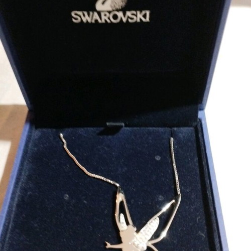 Swarovski fairy necklace slightly used, silver