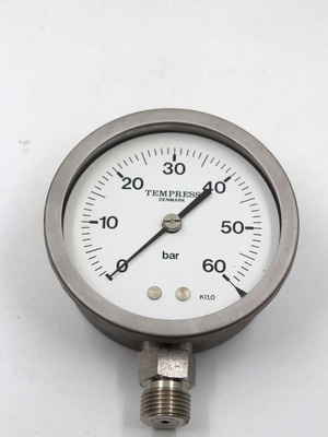 Tempress P3020-EB Manometer 0-60 bar 1/2 used