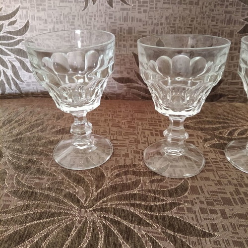 Wine glasses used, pack of 4, Vitrozax Italy