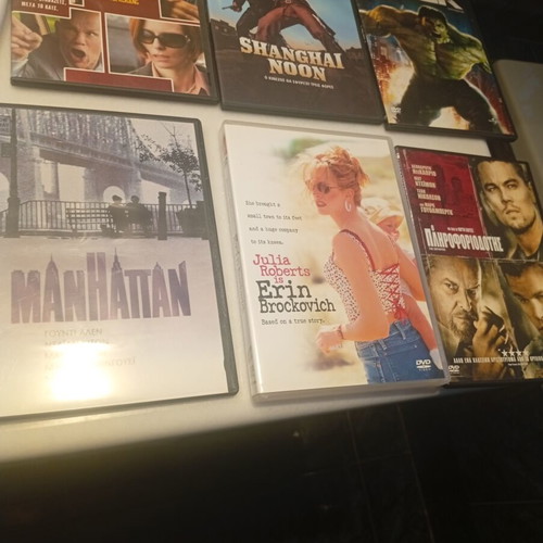 6 DVD movies, action and adventure, subtitled
