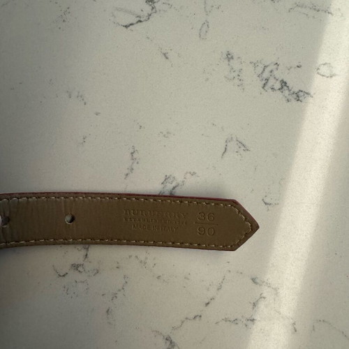 Burberry authentic belt like new, size 90