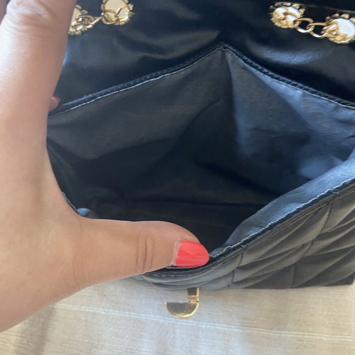 Shoulder bag like new, black, used twice