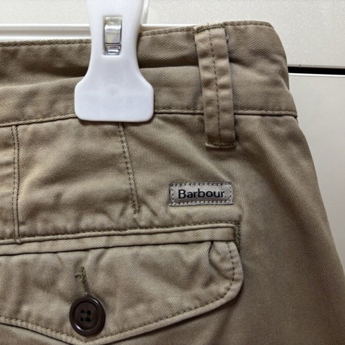Barbour bermuda shorts, beige, W34 waist
