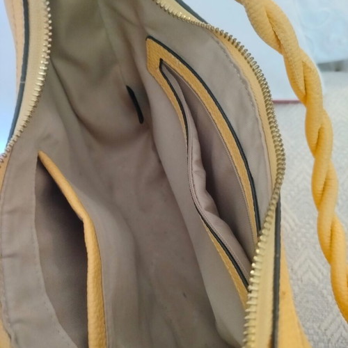 KEM summer shoulder bag like new, yellow, 29cm