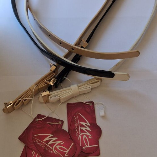 Modissimo women's belts like new, set of three colors