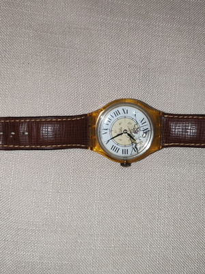 Ρολόι Swatch Missing Automatic 1995 μεταχειρισμένο, skeleton μηχανικό