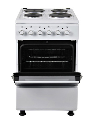 Muhler ELC-500E Free-Standing Cooker 4 Electric Hobs New White