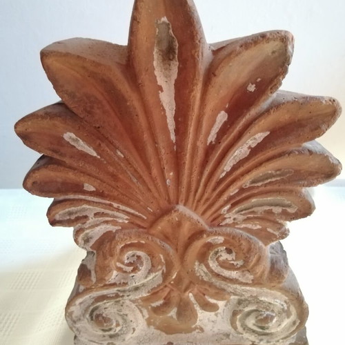 Akrokeramo used, rare 1920s decorative architectural ornament