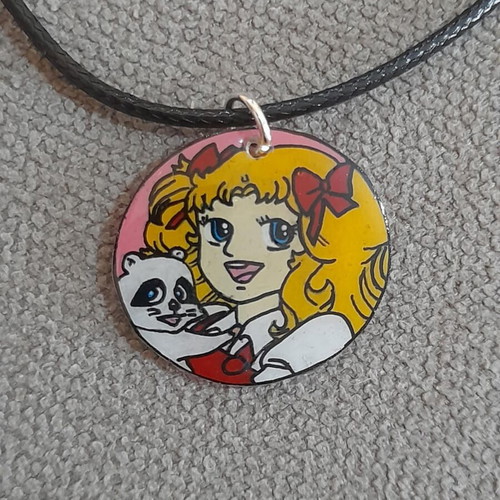 Candy Candy pendant new, handmade, shrink plastic