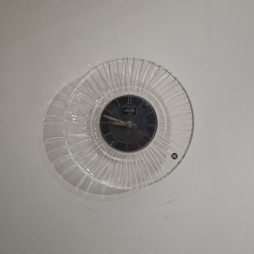 Hoya Lofty Crystal Clock vintage, like new, Japan 1970s-80s