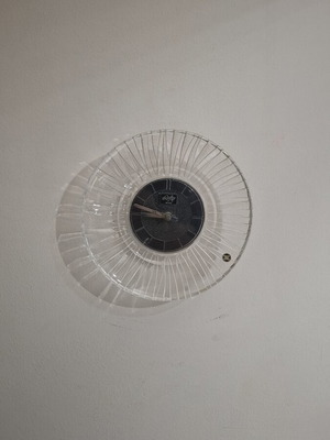 Hoya Lofty Crystal Clock vintage, like new, Japan 1970s-80s