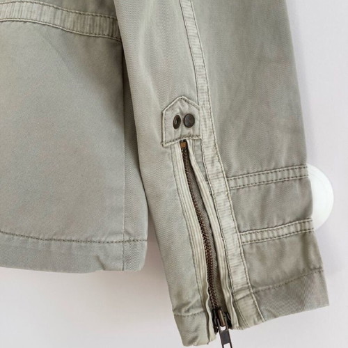 DDP jacket used, size M, grey and green with embroidery