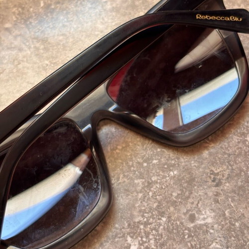 Rebecca Blu women's sunglasses like new, black acetate frame