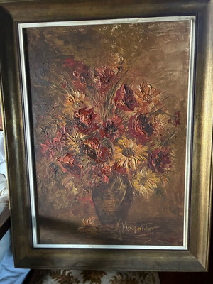 Muratidou painting used embossed with quality frame
