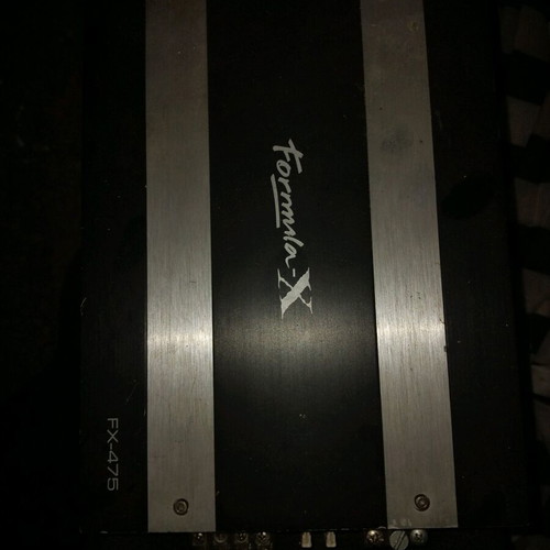 Saab with amplifier and box like new