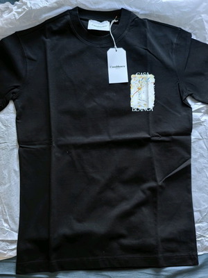 Casablanca T-shirt new, black with print