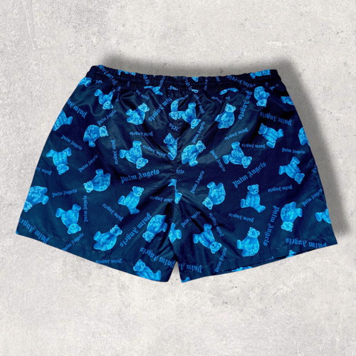 Palm Angels Kill the Bear men's swim shorts navy blue XXL new