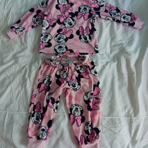 Minnie pajamas for 2 years old, used, 100% polyester