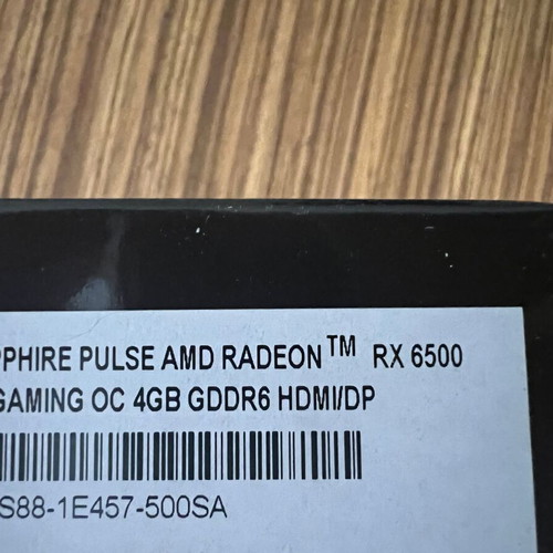 Sapphire Pulse AMD Radeon RX6500 XT Gaming OC 4GB GDDR6 HDMI/DP new, sealed