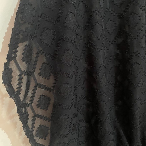 Black kaftan pareo beach cover up Anel size S like new