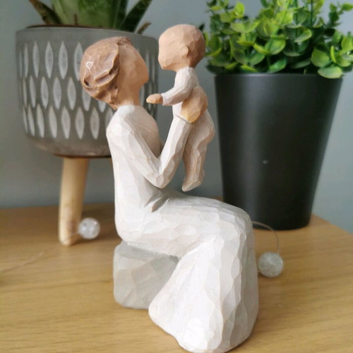 Willow tree figure grandmother with grandchild like new
