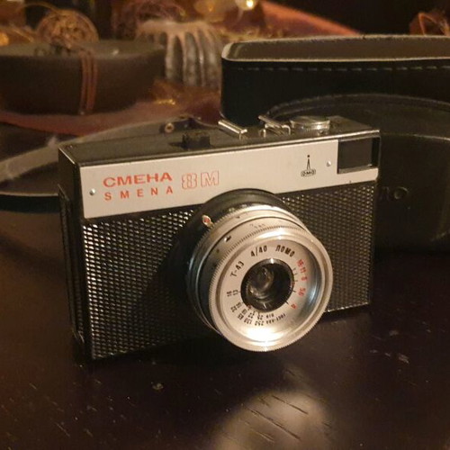 SMENA-8M camera like new Soviet LOMO 35 mm film, 1970