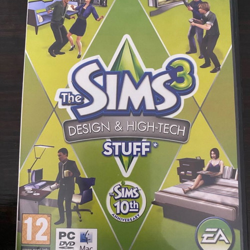 Sims 3 Design & High-Tech Stuff used expansion for PC