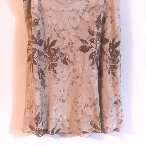 CK silk skirt Calvin Klein like new, beige with brown shades, XXL