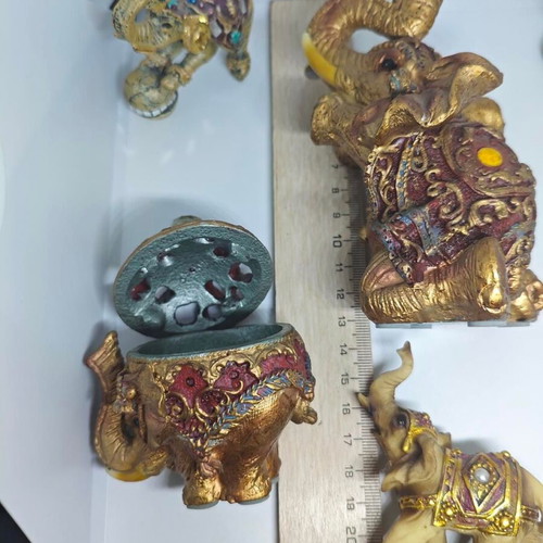 Collection of vintage aesthetic decorative elephants like new