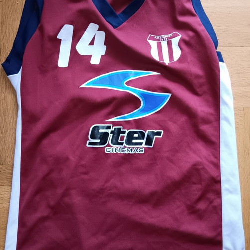 Sporting Patision Basketball Jersey No 14 Large used authentic